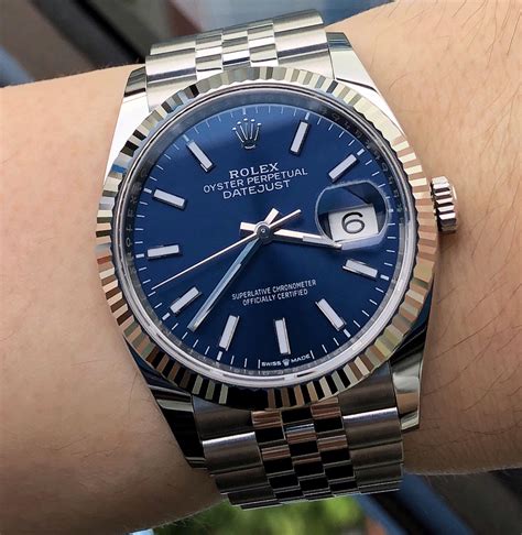 rolex datejuat 36|Rolex datejust wrist watch.